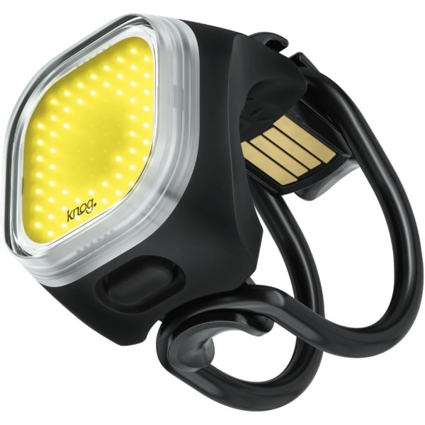 Фото - Фонарь велосипедный Knog Blinder Mini Square Front 50 Lumens Black (12980)